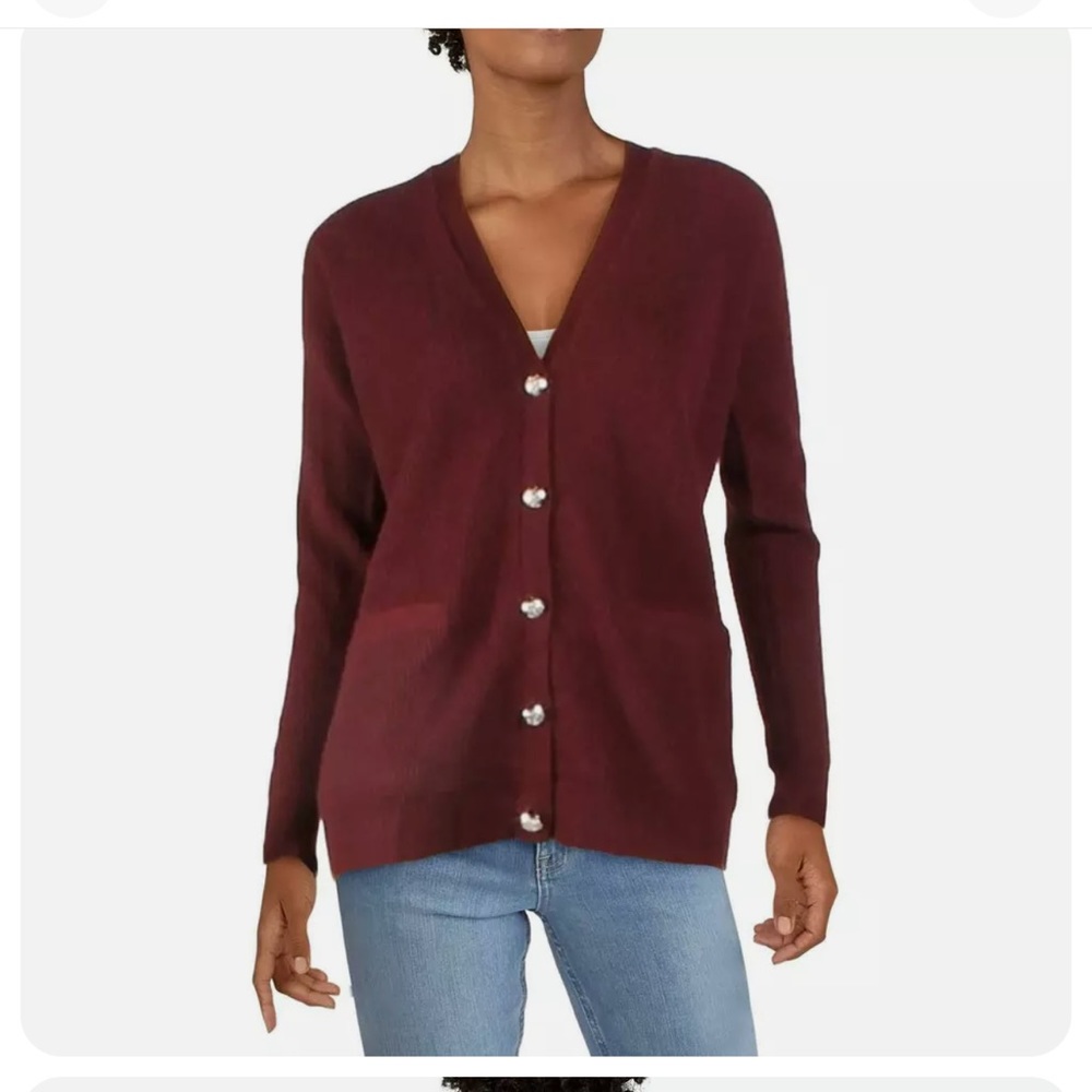 Lauren Ralph Lauren 100% Washable Cashmere Cardigan NWT Size XXL